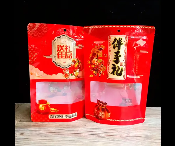 Stand Up Pouches With Window