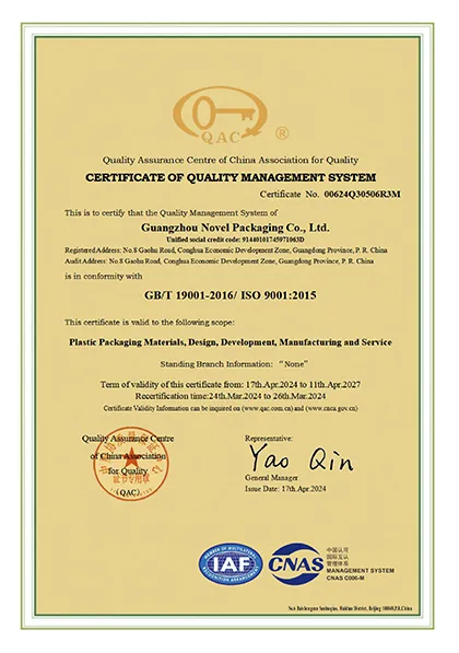 ISO 9001 certificate image
